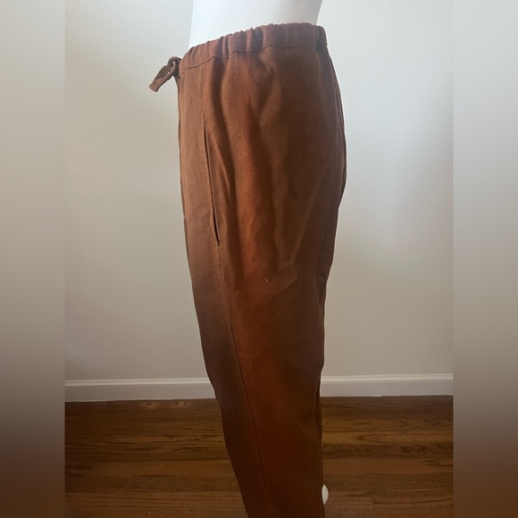 Old Friends Brown Tencel Pants, Made in USA - Picture 8 of 15